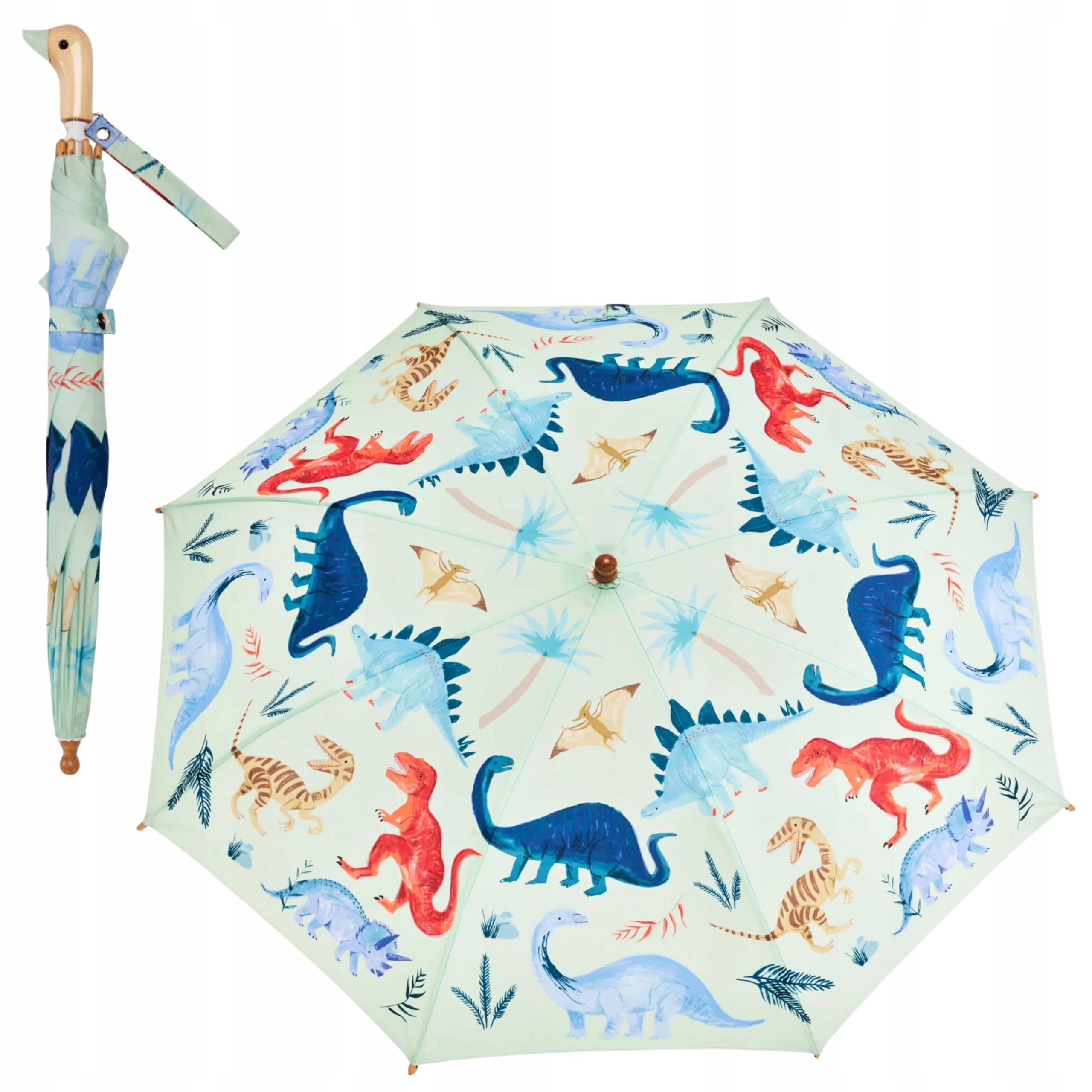 Automatický deštník pro děti Kachna Duckhead Deštník Barevný Dinosaurus