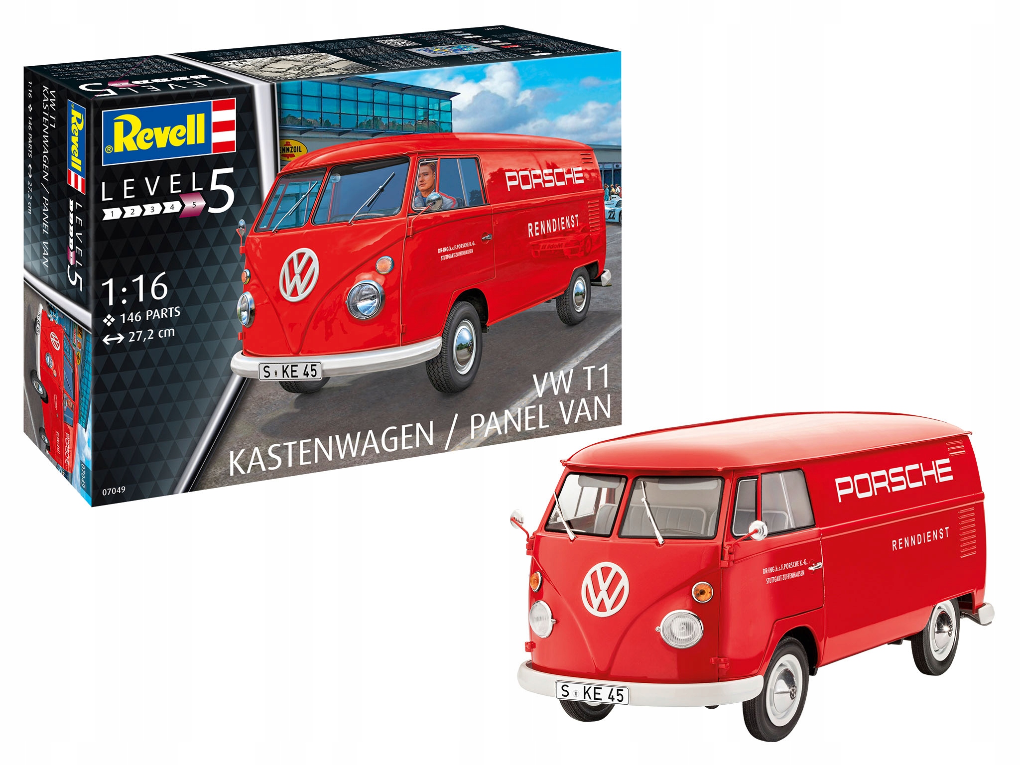 Model Ke Slepení Volkswagen T1 Kastenwagen 1:16
