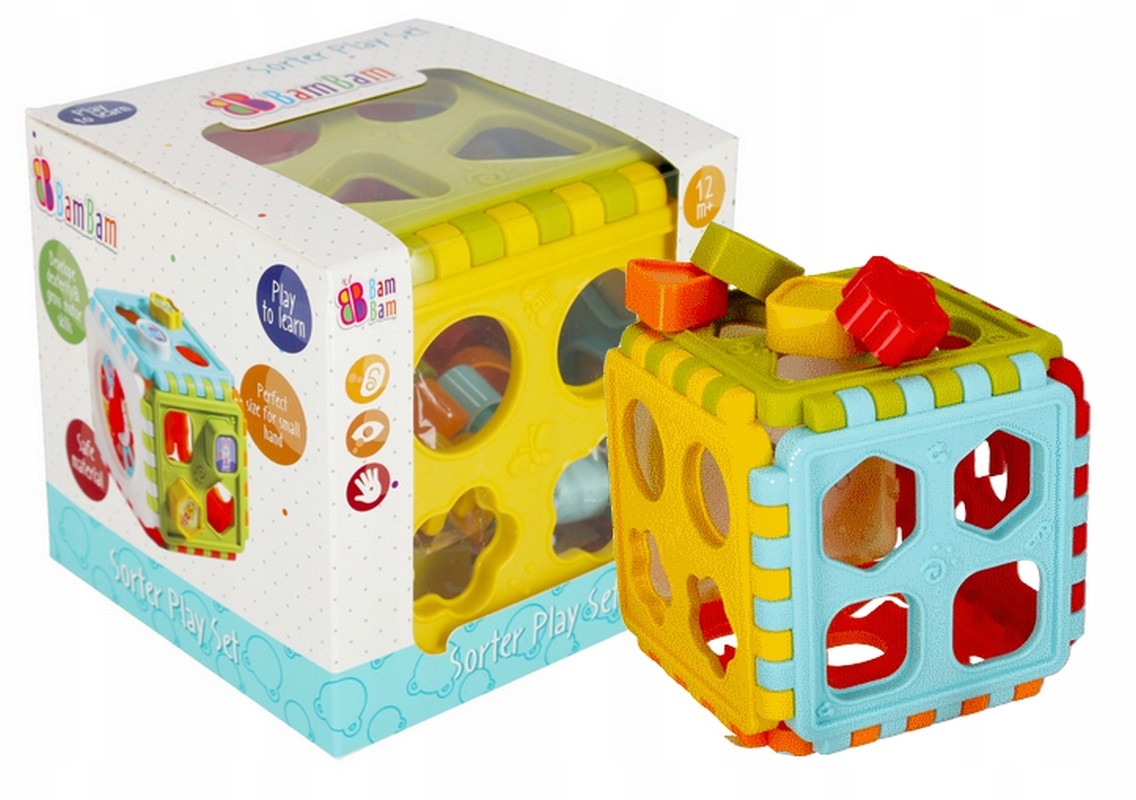 

Bam Bam Sorter Edukacyjny 6 w 1 dla malucha