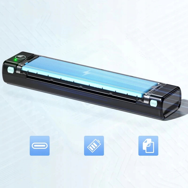 Przenośna termiczna drukarka Phomemo M08F BT do dokumentów bezprzewodowa A4 Producent Phomemo