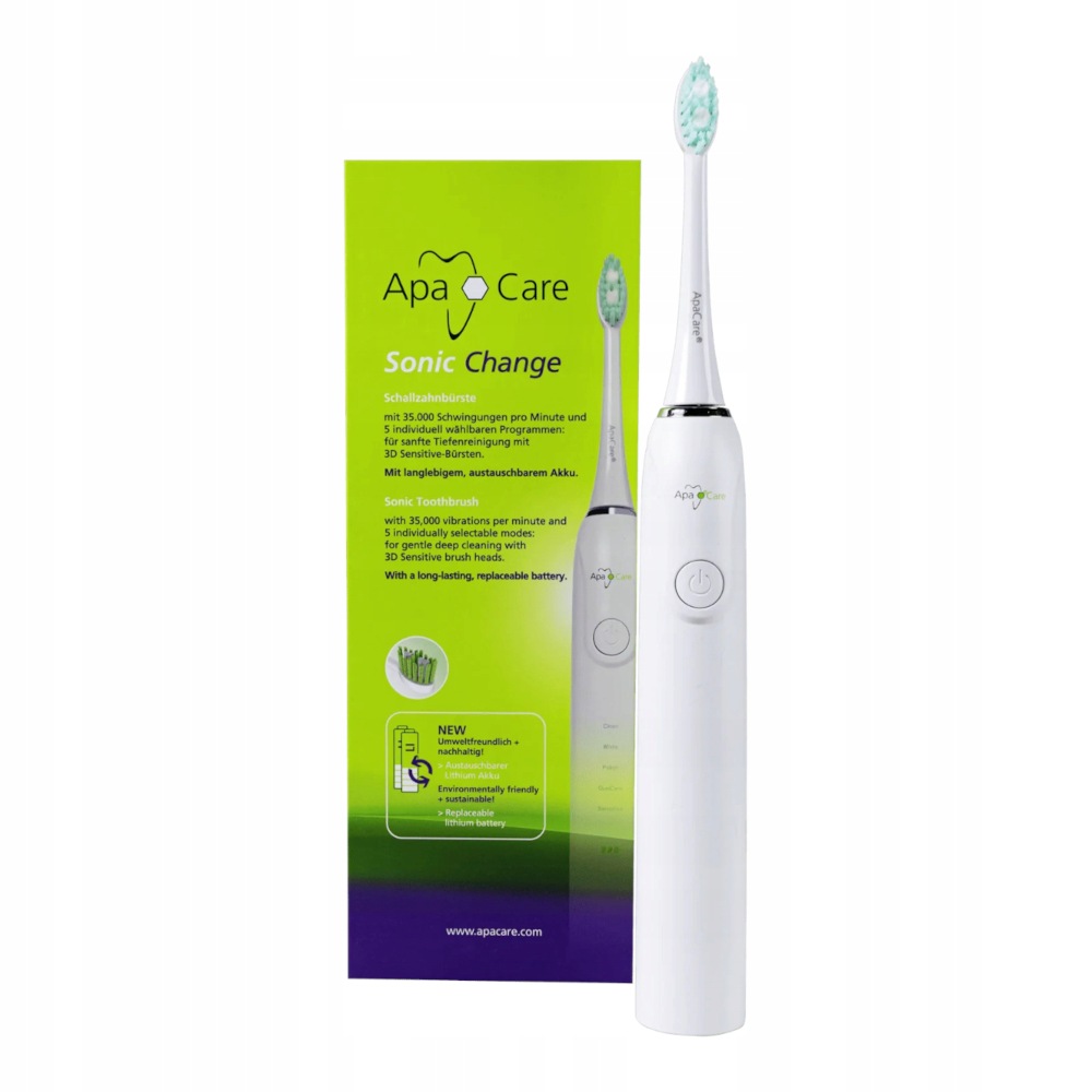 Apacare Sonic Change szczoteczka soniczna z wymiennym akumulatorem