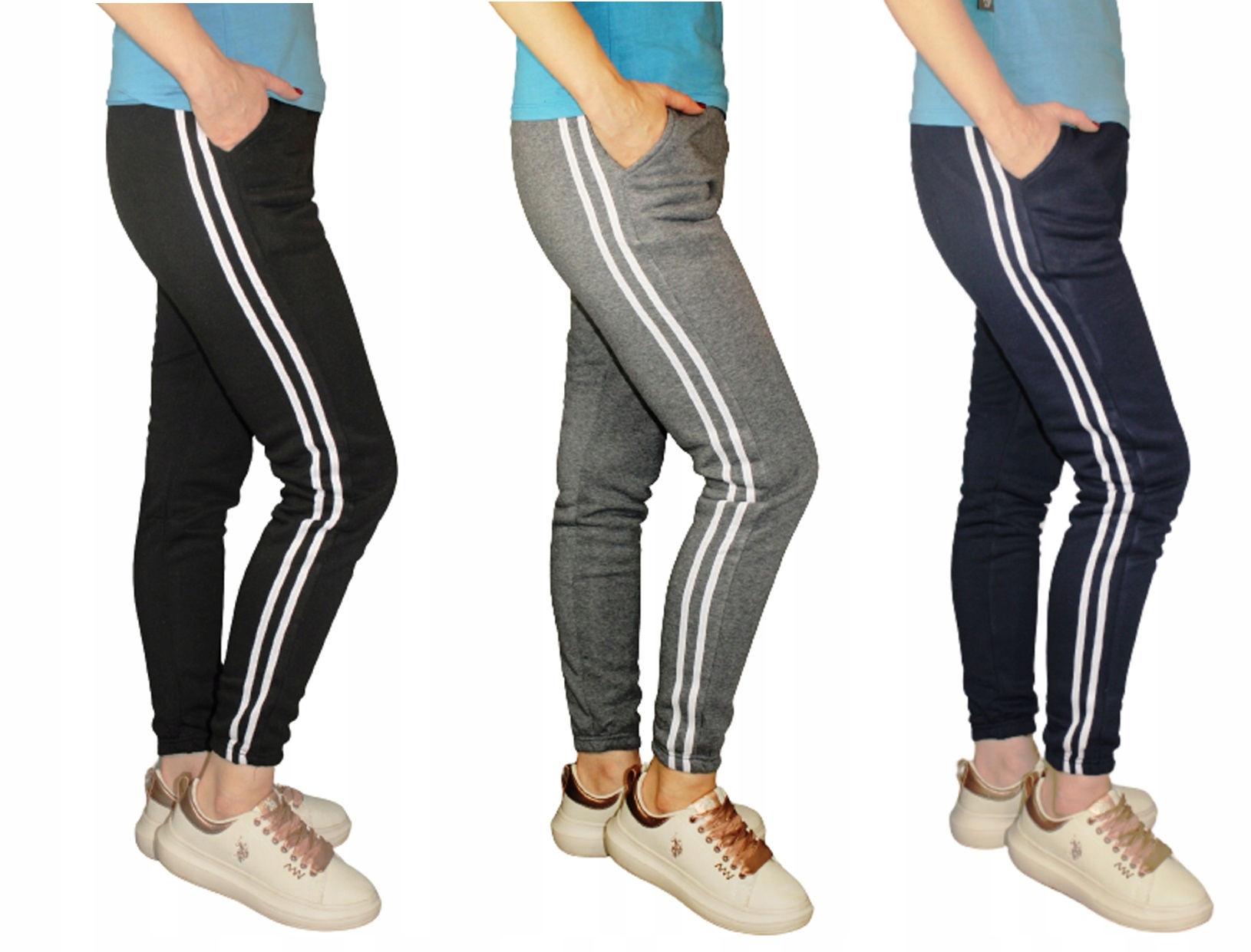 SPODNIE DRESOWE *** DAMSKIE *** 4 KOLORY *** MIX KOLOR *** 4XL/5XL