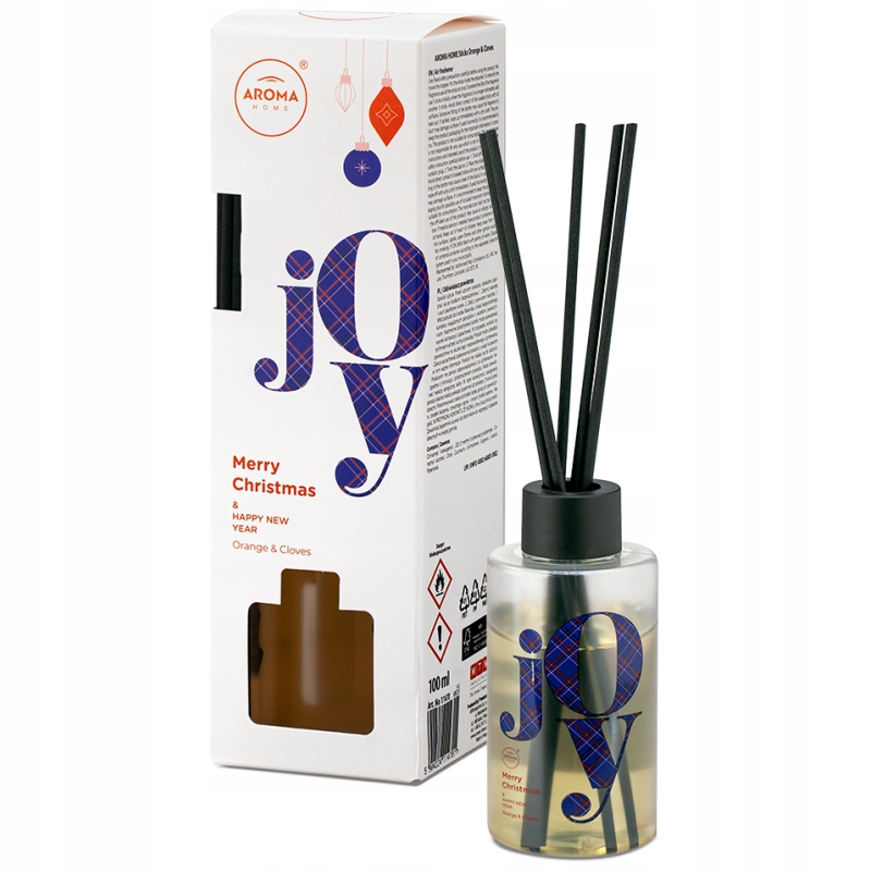 AROMA HOME JOY PATYCZKI ZAPACHOWE ŚWIĄTECZNE 100ML ORANGE & CLOVES DYFUZOR Marka Aroma Home