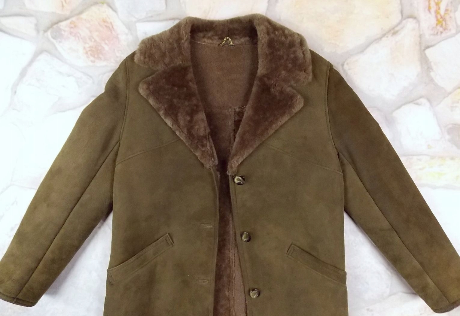 REAL LAMBSKIN damski naturalny kożuch 42/44 Rozmiar XL/XXL