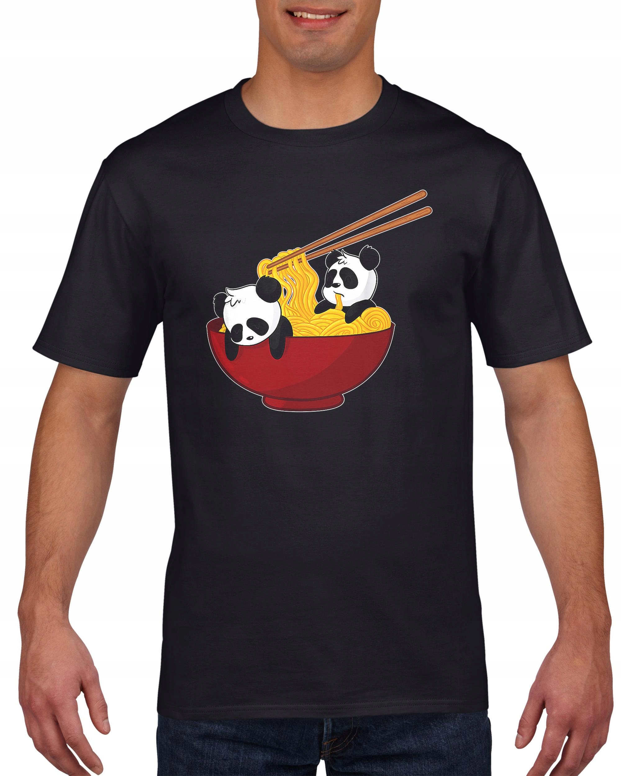 

Koszulka męska Ramen I Pandy XL