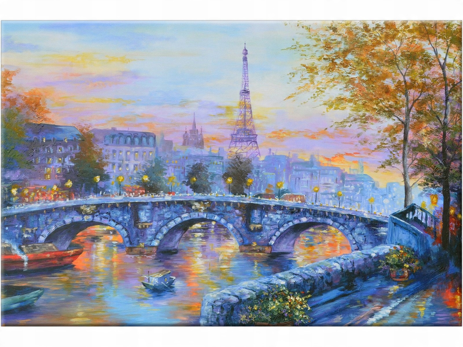 

Obraz na płótnie Tryptyk Miasto 90x60 do salonu