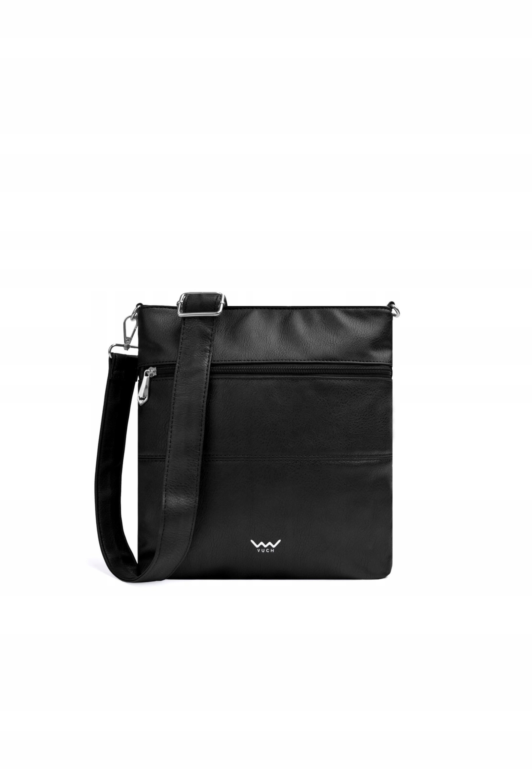 Dámská crossbody kabelka Vuch Prisco černá koženka zip