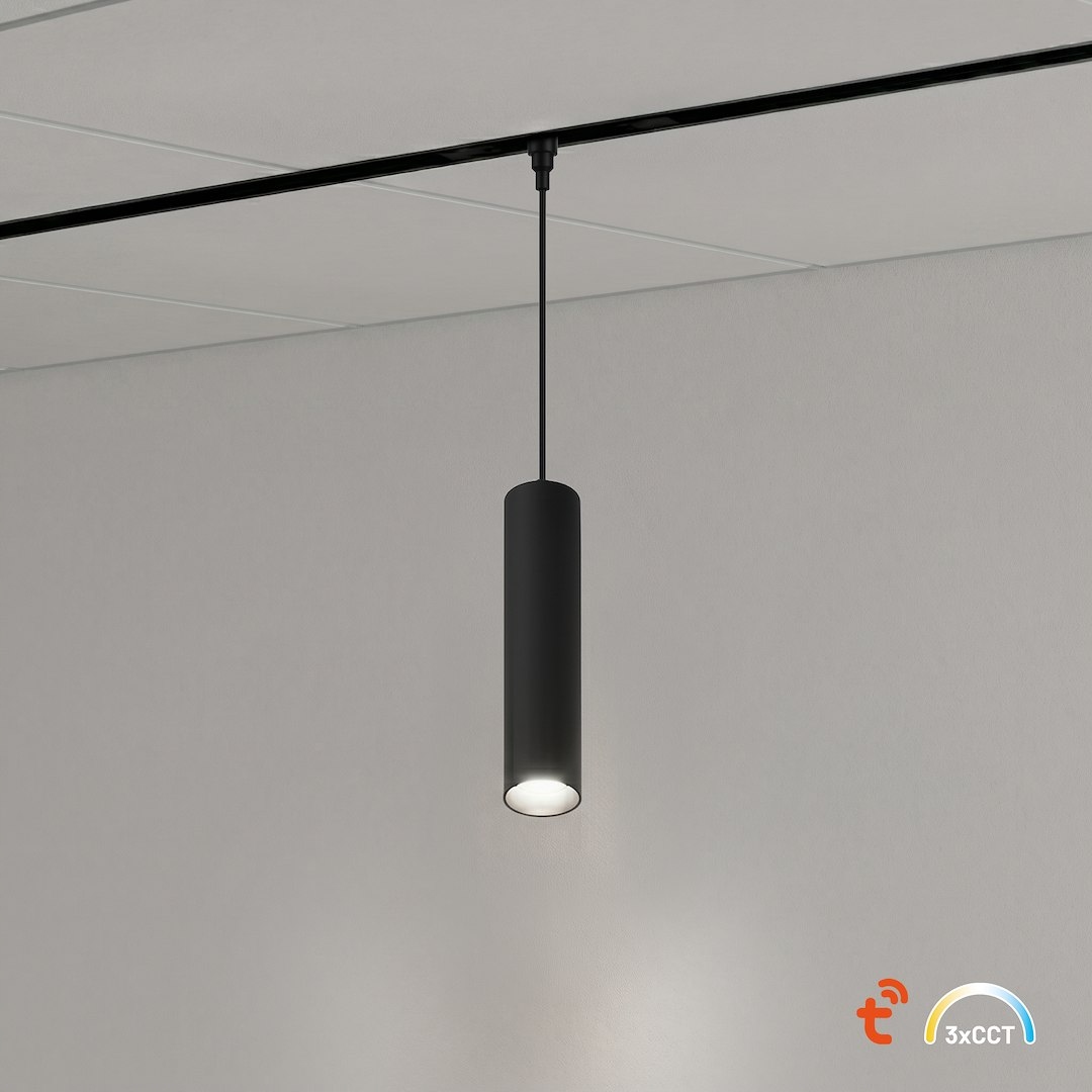 Závěsná lampa Milagro Magnetic 10 mm černá 7 W Cct 1-fázová 3
