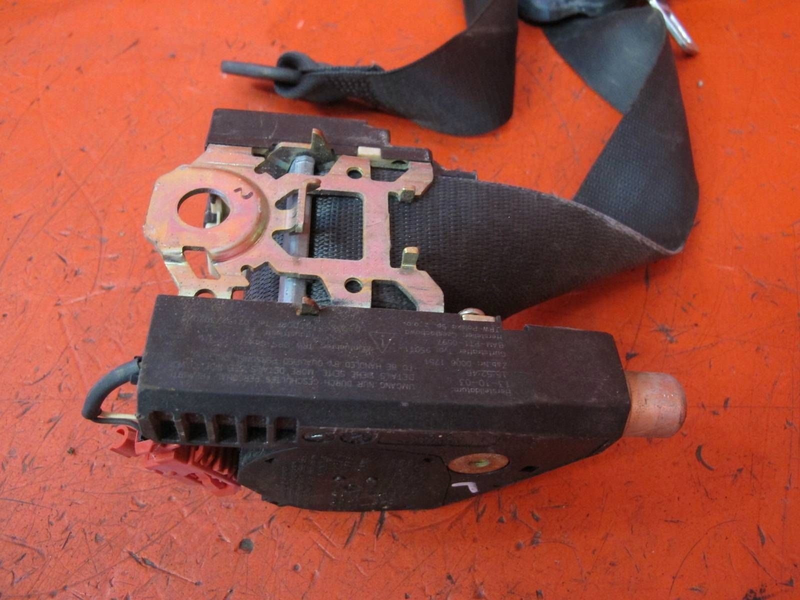 SMART ForTwo 450 LIFT tension belt safety left front front
