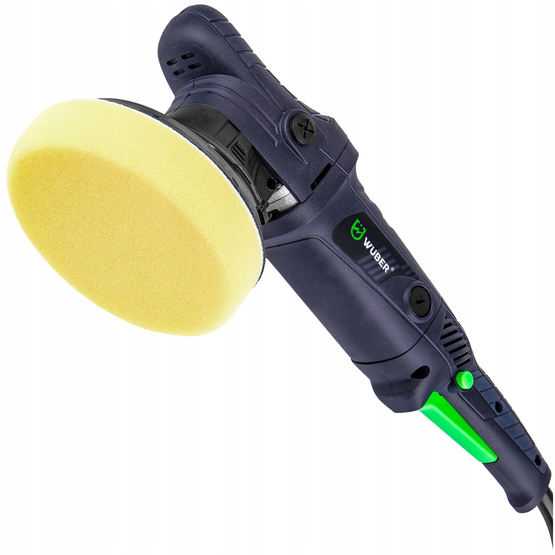 POLERKA SAMOCHODOWA MIMOŚRODOWA OSCYLACYJNA Z REGULACJĄ + GĄBKA POLERSKA Stan opakowania oryginalne