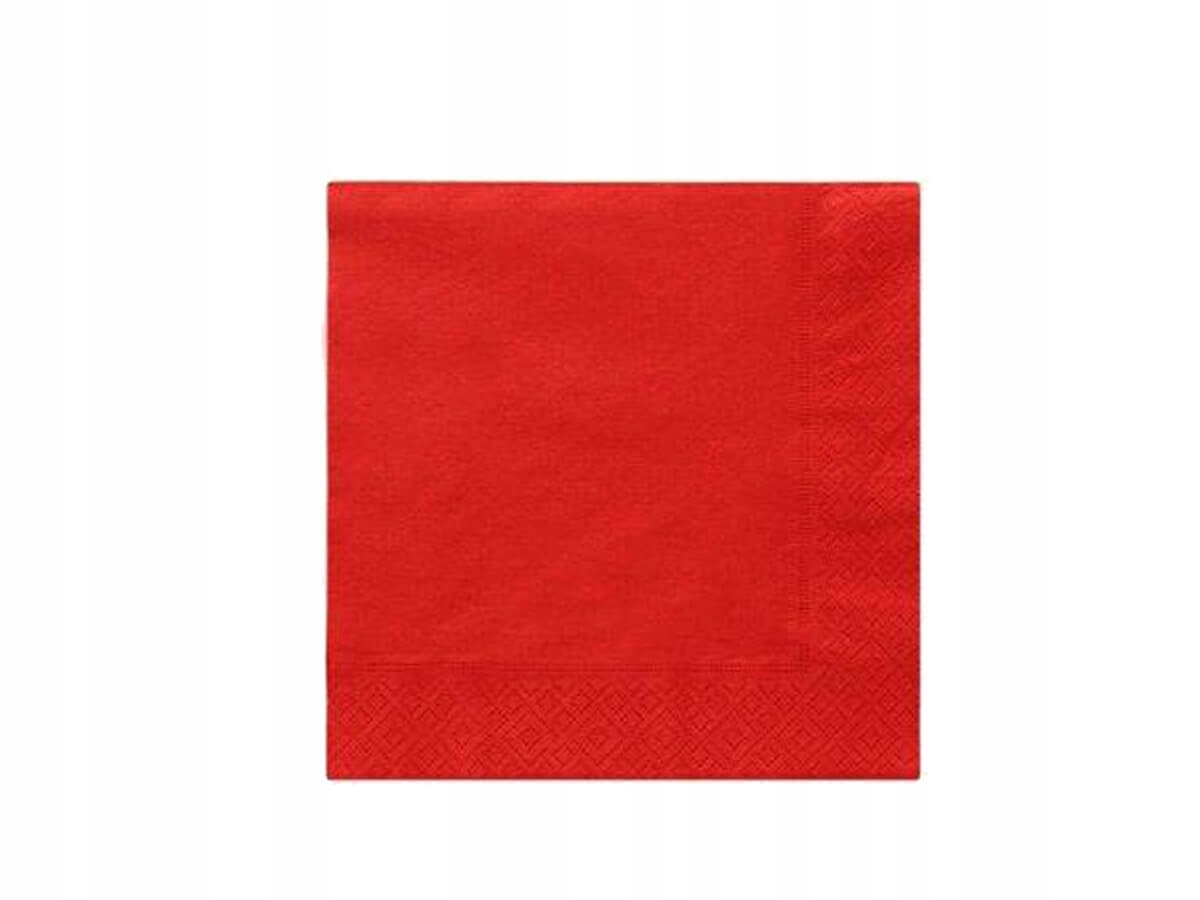 

Serwetki 33x33 Aha 2-WARSTWOWE 250 Szt. Czerwone