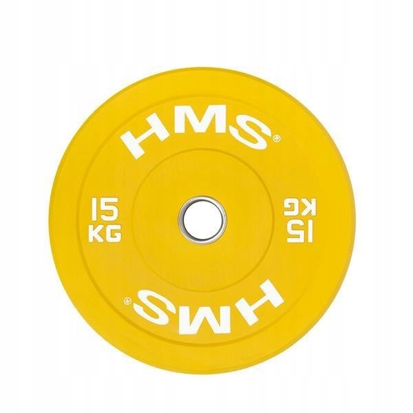 CBR15 Yellow Talerz Olimpijski Bumper 15 Kg Hms