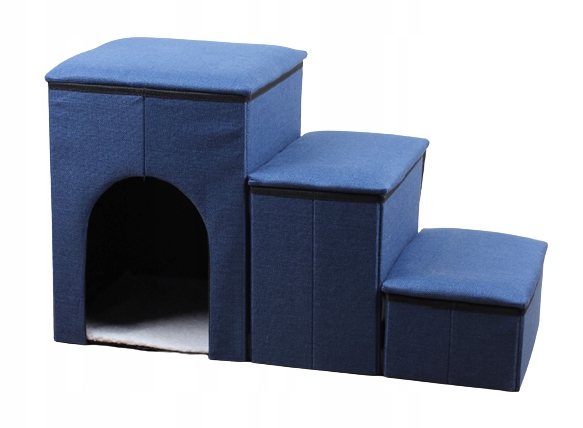 Levně Skládací Schody Pro Zvířata, Modré