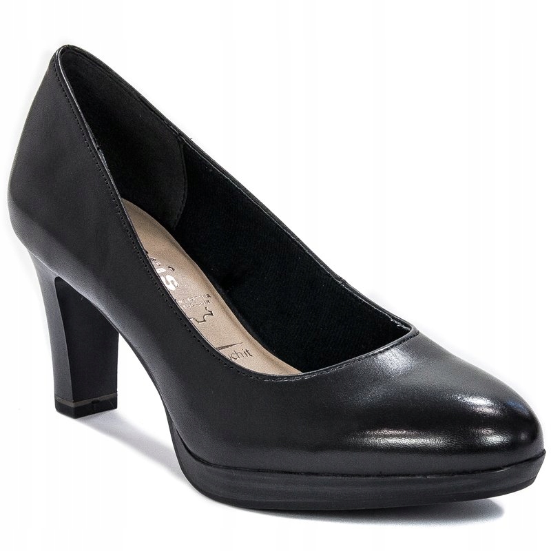 

Czółenka Tamaris 1-22410-28 001 Black skóra r.39