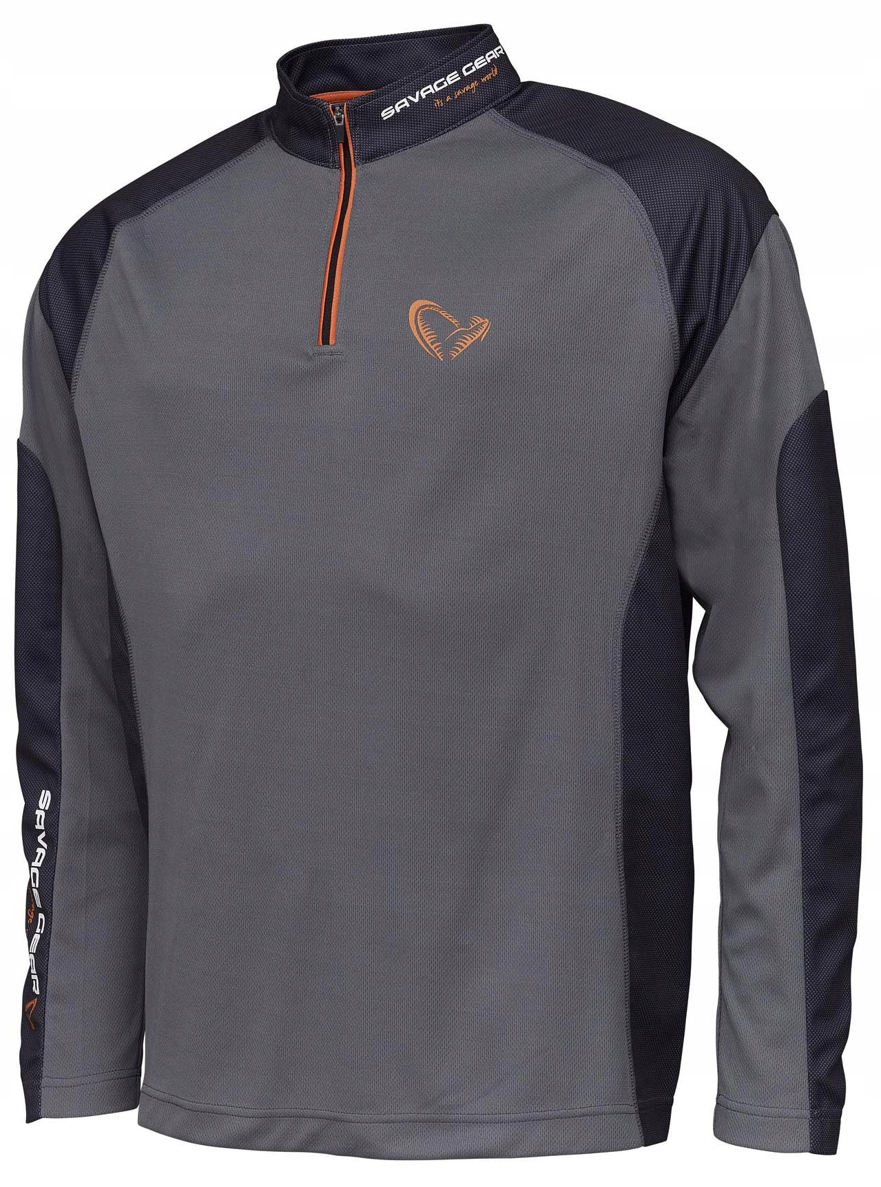 Tričko Savage Gear Tournament dlouhý rukáv velikost L barva Sedona Grey