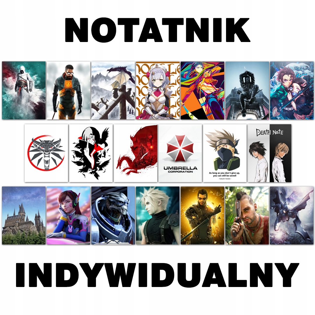 Notatnik indywidualny na zamówienie