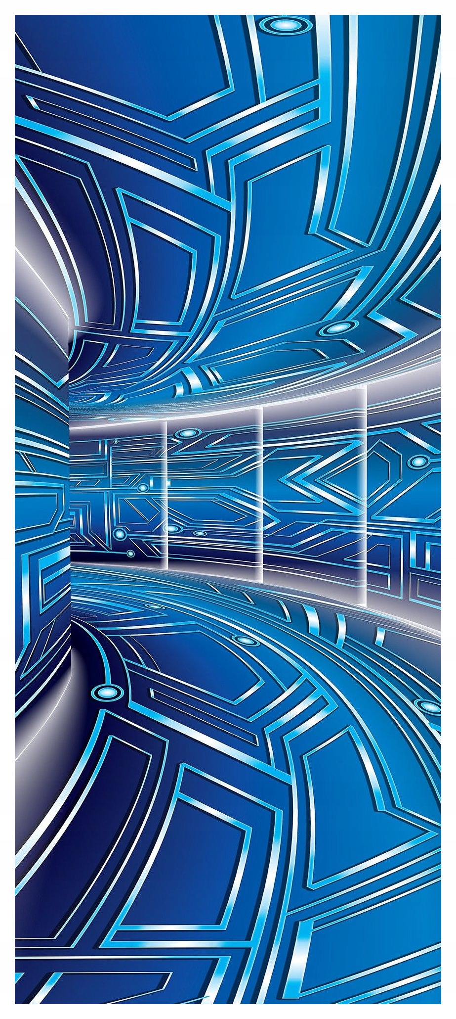 Samolepka Fototapeta Geometrický koridor Iluze světla 91x211