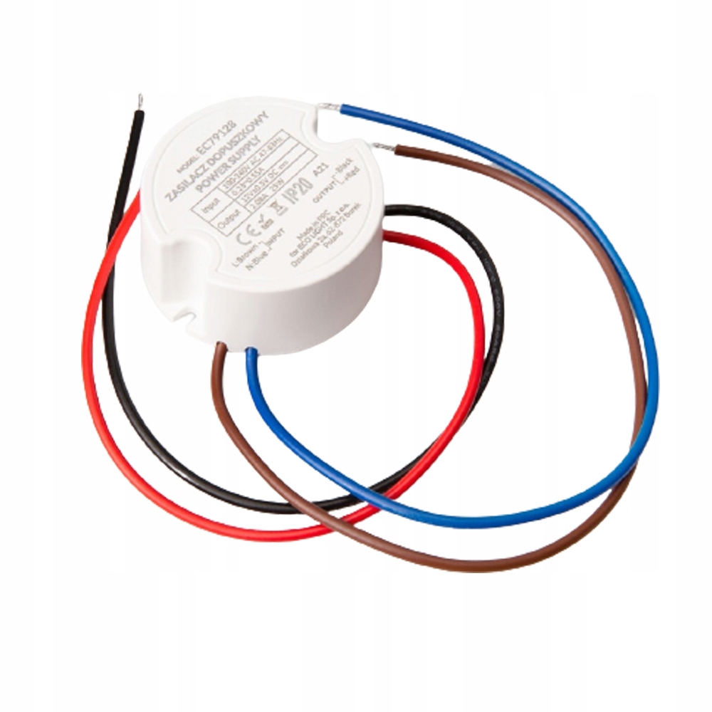 ZASILACZ TRANSFORMATOR LED DOPUSZKOWY 25W 12V IP67