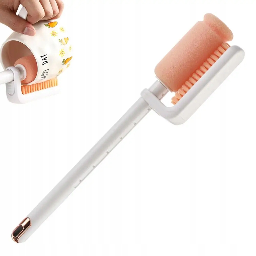 Bottle Brush 360 Rotating Flexible Scrub Bott