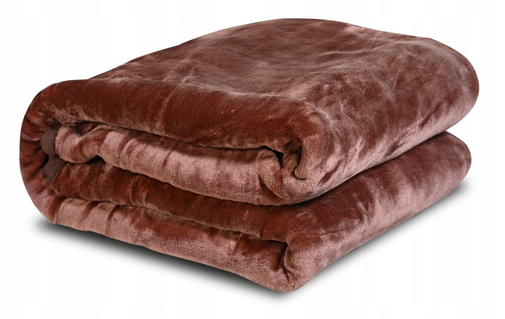 Akrylová deka 160 x 200 cm, hnědá
