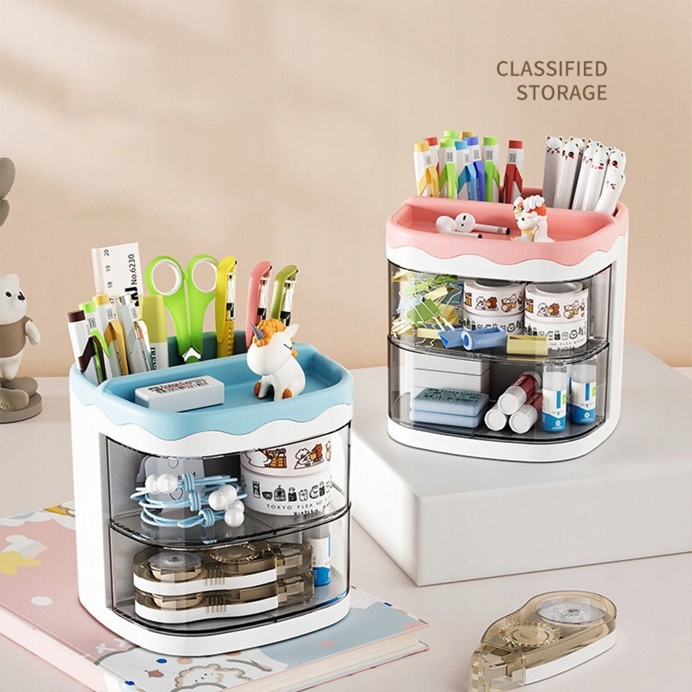 SZKATUŁKA ORGANIZER NA KOSMETYKI SZUFLADY PRZYBORY Wysokość 11 cm