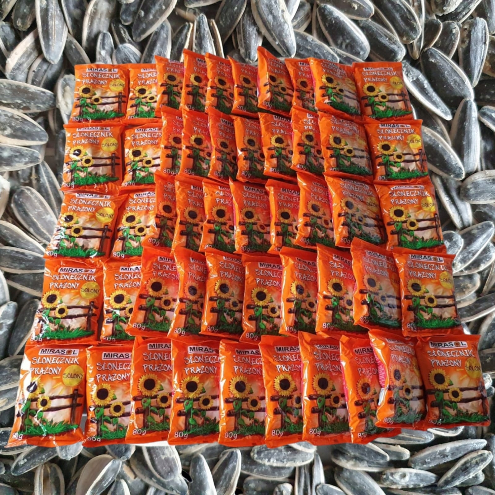 Levně Slunečnice 80 g Solený Mirasol Velké Zrno