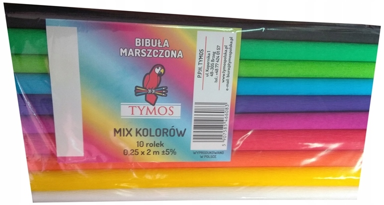 bibuła 10szt. 2,5cmx2m | 6083 — 2