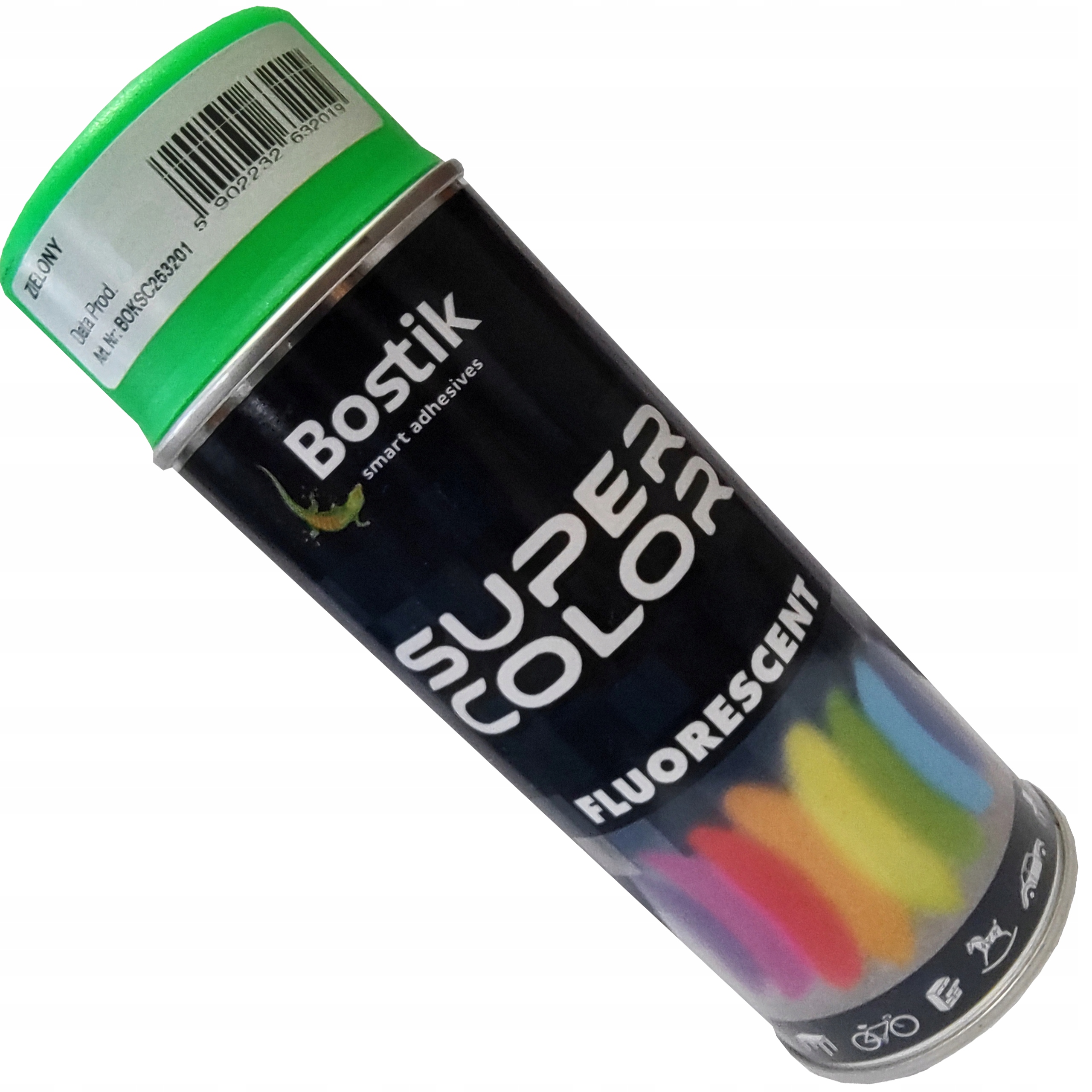 BOSTIK LAKIER GEODEZYJNY FLUORESCENCYJNY ZIELONY 400ML EAN (GTIN) 5902232632019