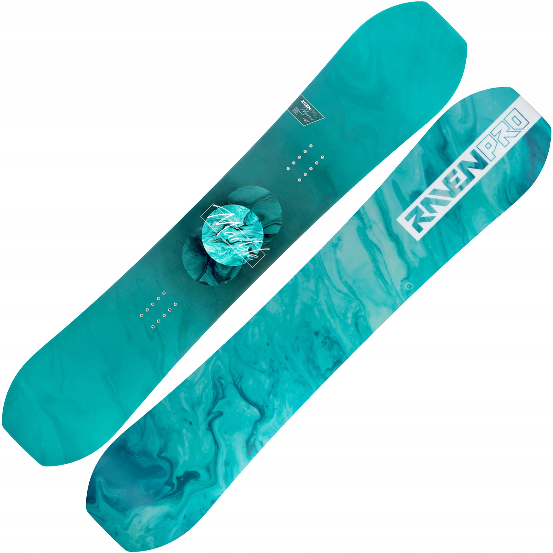 Snowboard Raven Pro Marble Carbon Mint 150cm