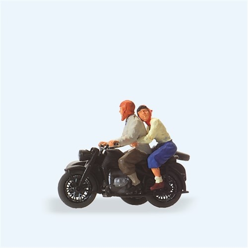 Preiser 28148 Motocyklista Zündapp Ks 750