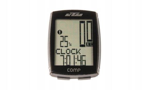 Licznik Rowerowy Ktm Computer Comp 9 funkcji bezprzewodowy