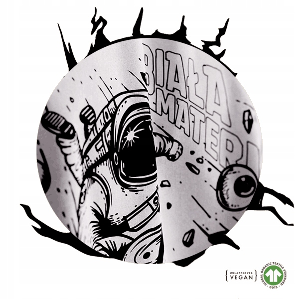 Koszulka Organic | rozm. M | OFF WHITE | UNISEX | BIAŁA MATERIA Marka inna