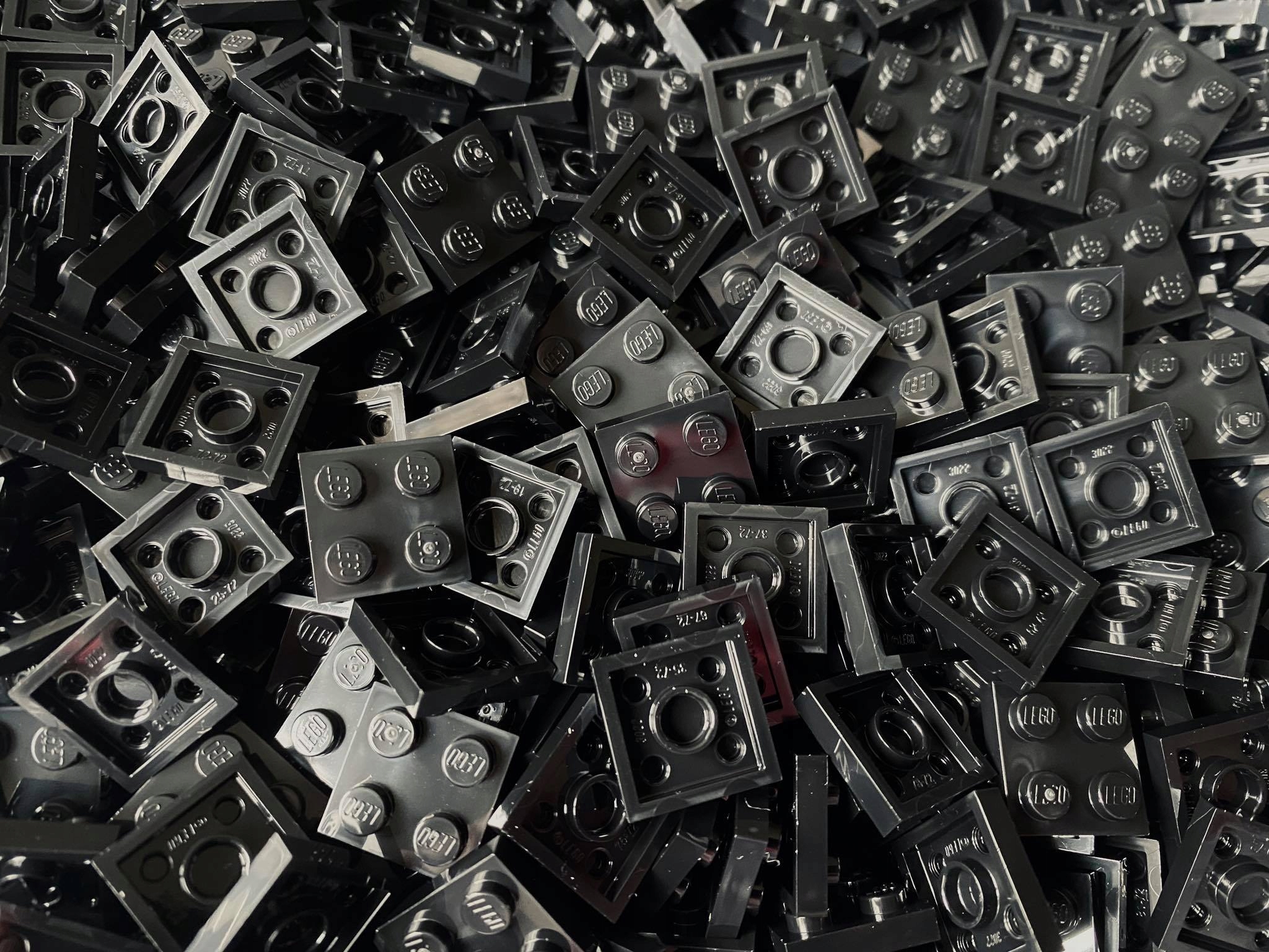 

Lego 3022 plate płytka 2x2 Black 20 szt Nowe