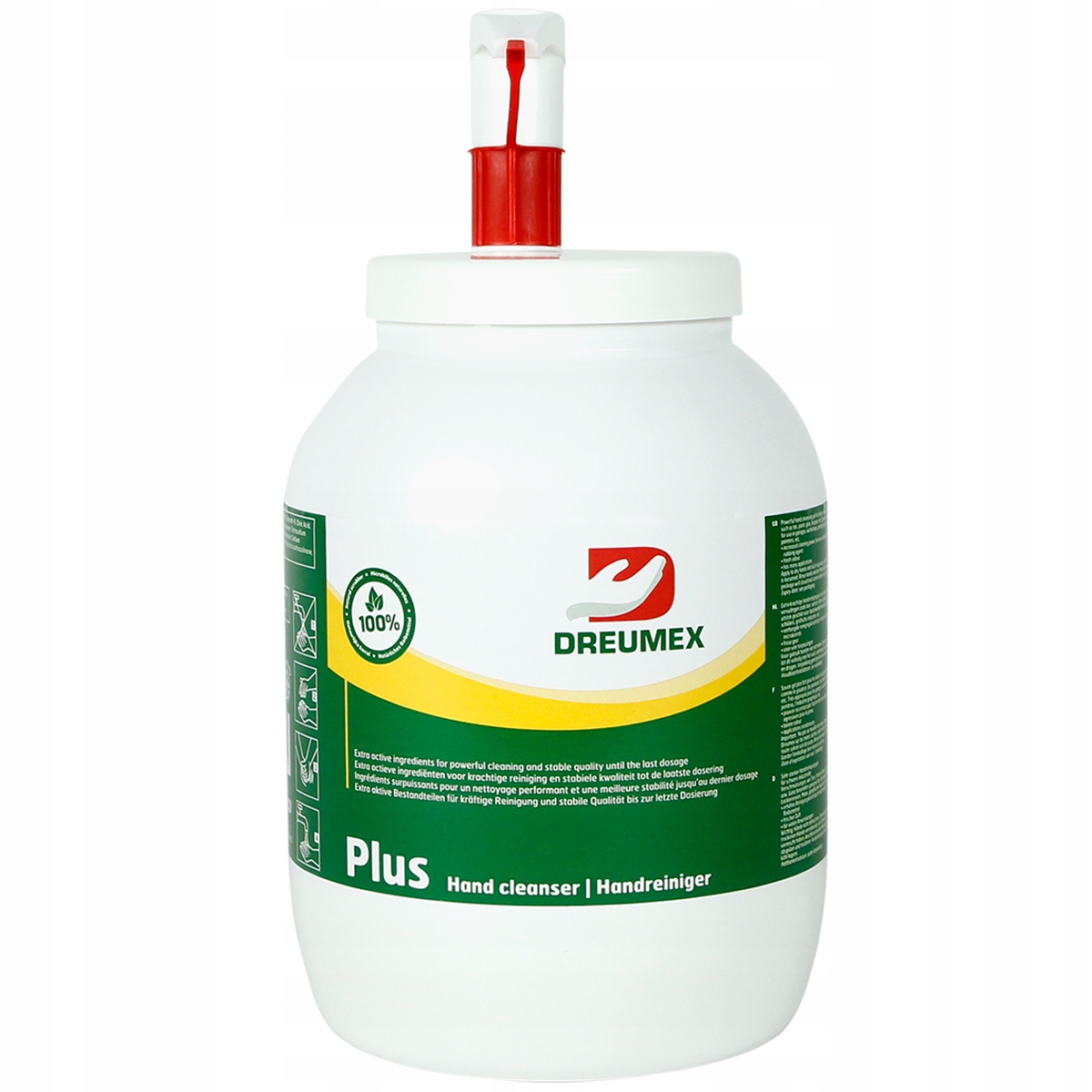 Żel Do Mycia Rąk Bhp Do Ciężkich Zabrudzeń Dreumex Plus 2.8L Z Dozownikiem