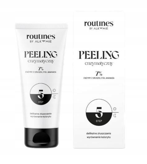Routines By Alkmie Peeling do twarzy enzymatyczny wyrównanie kolorytu 50 ml