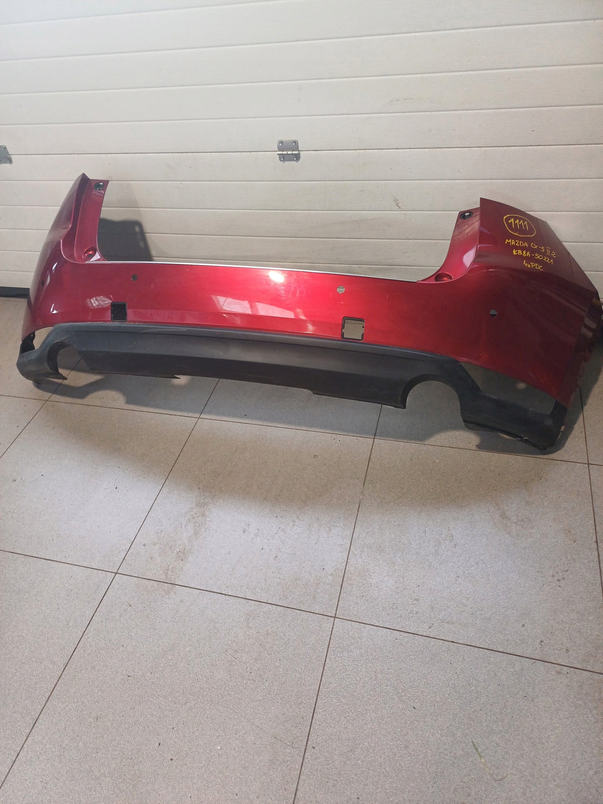 bumper rear part rear MAZDA CX-5 II 2 4 X PDC KB8A-50221