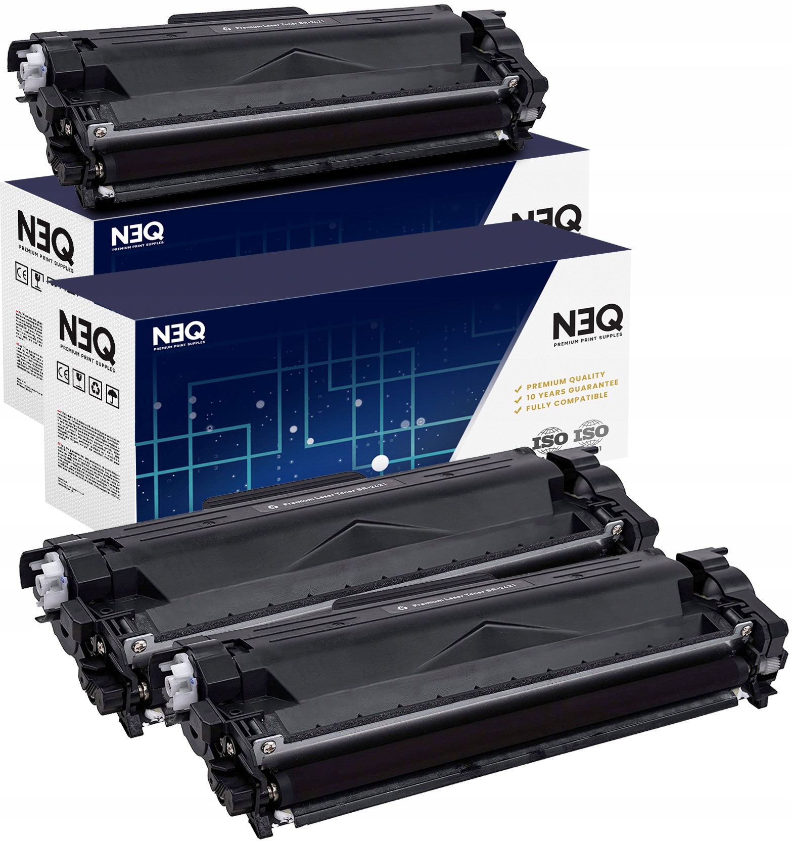 

3x Toner do Brother TN-2421 DCP-L2512D HL-L2352DW