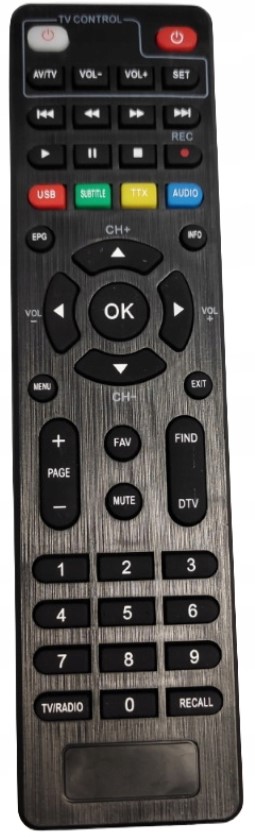 Pilot OPTICUM RCU T2265 do dekoderów PREMIUMBOX+ LION NS NYTROBOX NS