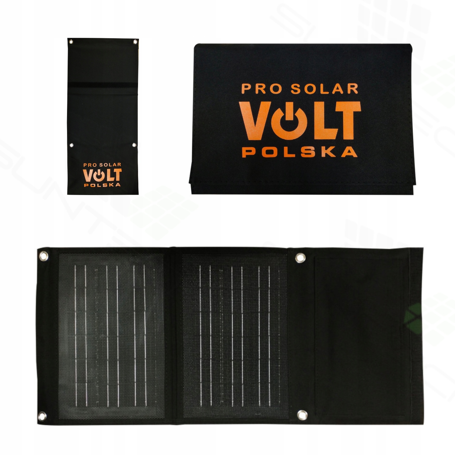 Składany Panel Fotowoltaiczny Ładowarka Solarna Usb 2x 5V 2A 10W 18W Mono