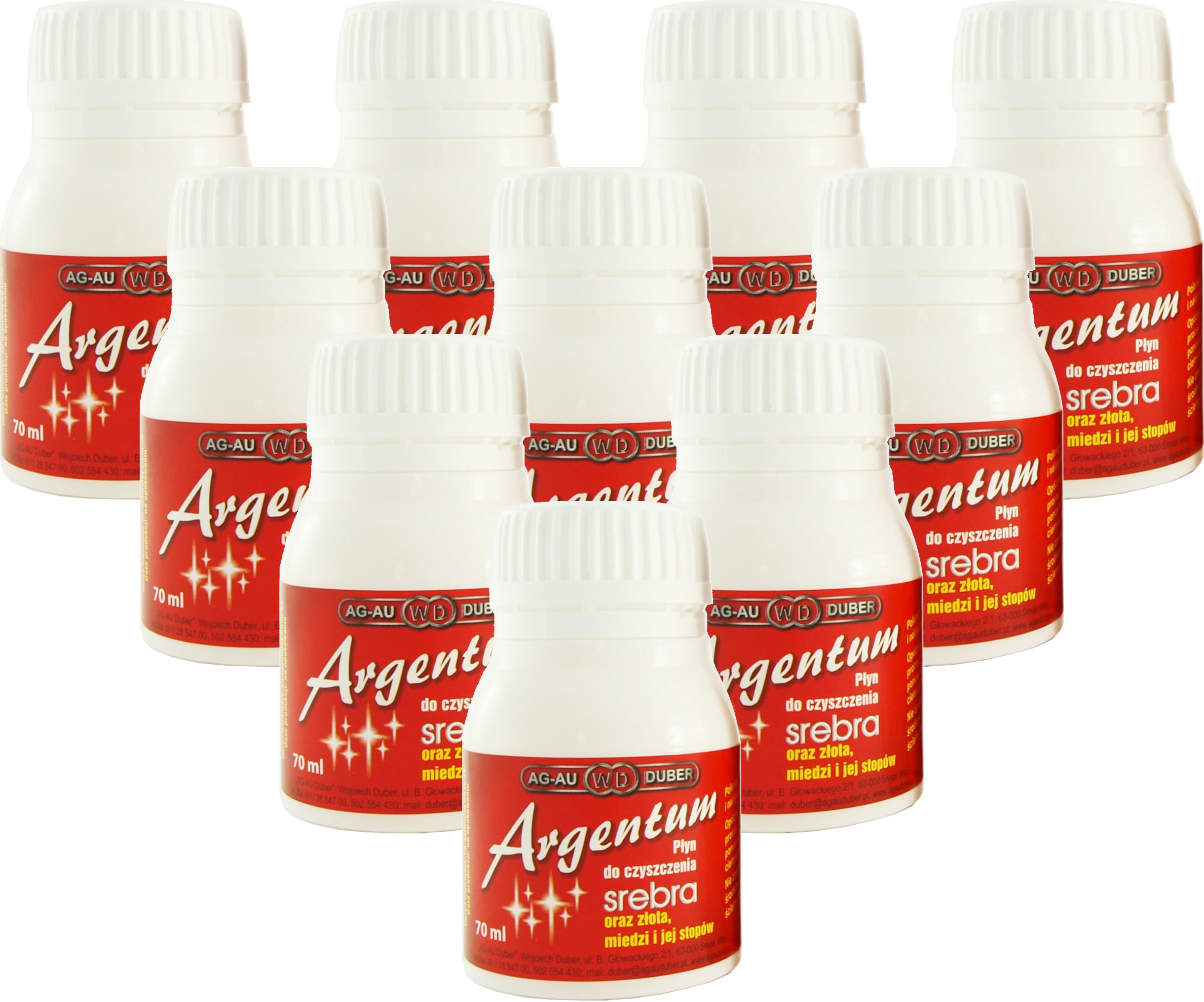 

Płyn do czyszczenia srebra Argentum 70ml 25szt