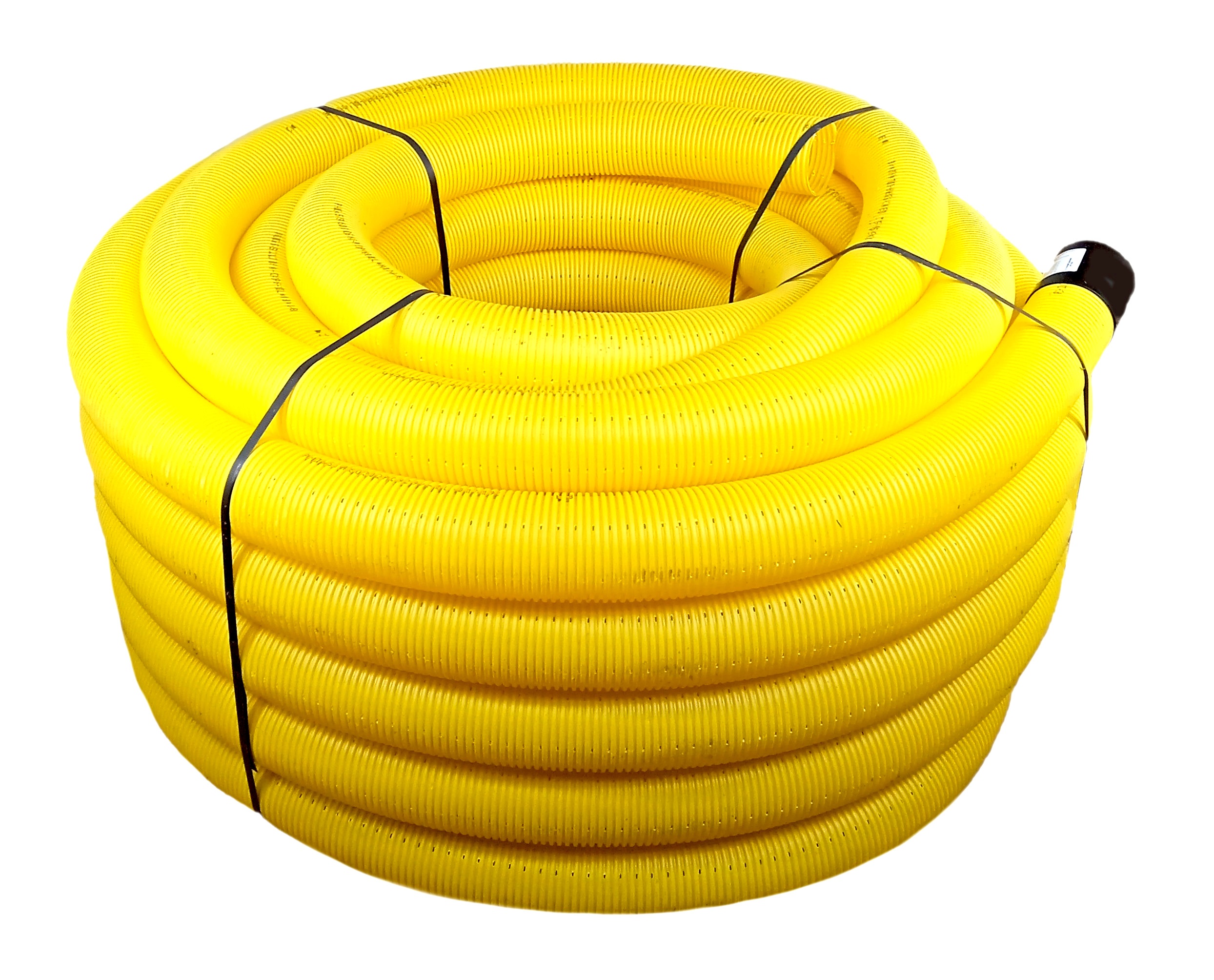 Rura drenarska PVC fi 80 z otworami - zwój 50m. Średnica 80 mm