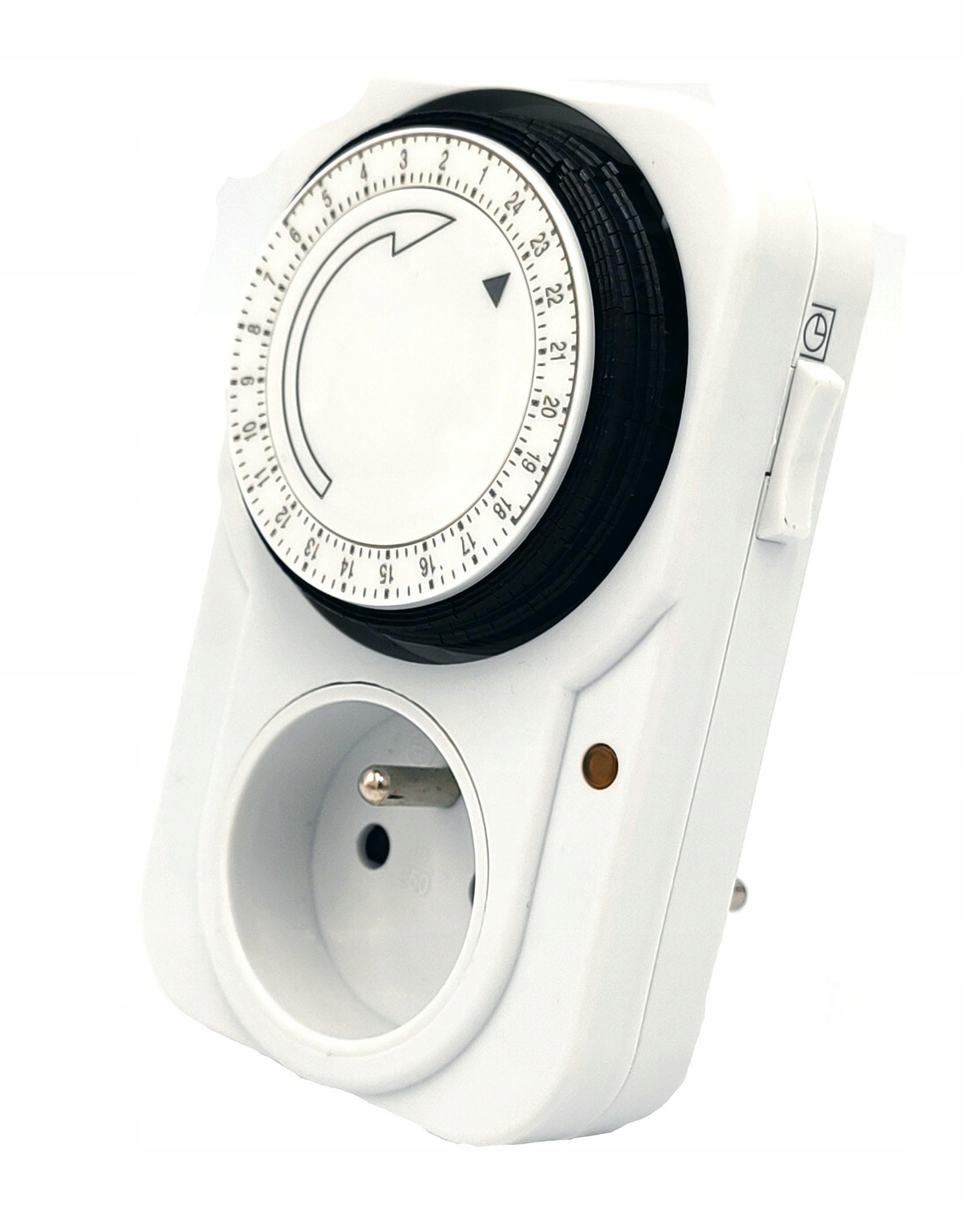 Programator czasowy MPC 16A 3500W manualny biały