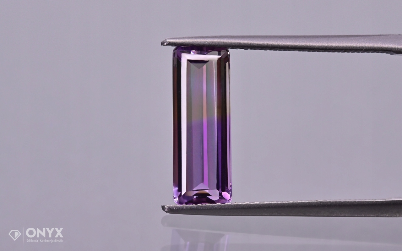 Ametryn fasetovaný oktagon 14,5x5 mm