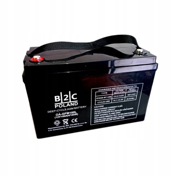 ZESTAW ZASILANIA AWARYJNEGO ZASILACZ 1000VA Z AKUMULATOREM 100Ah SINUS Moc skuteczna 700 W