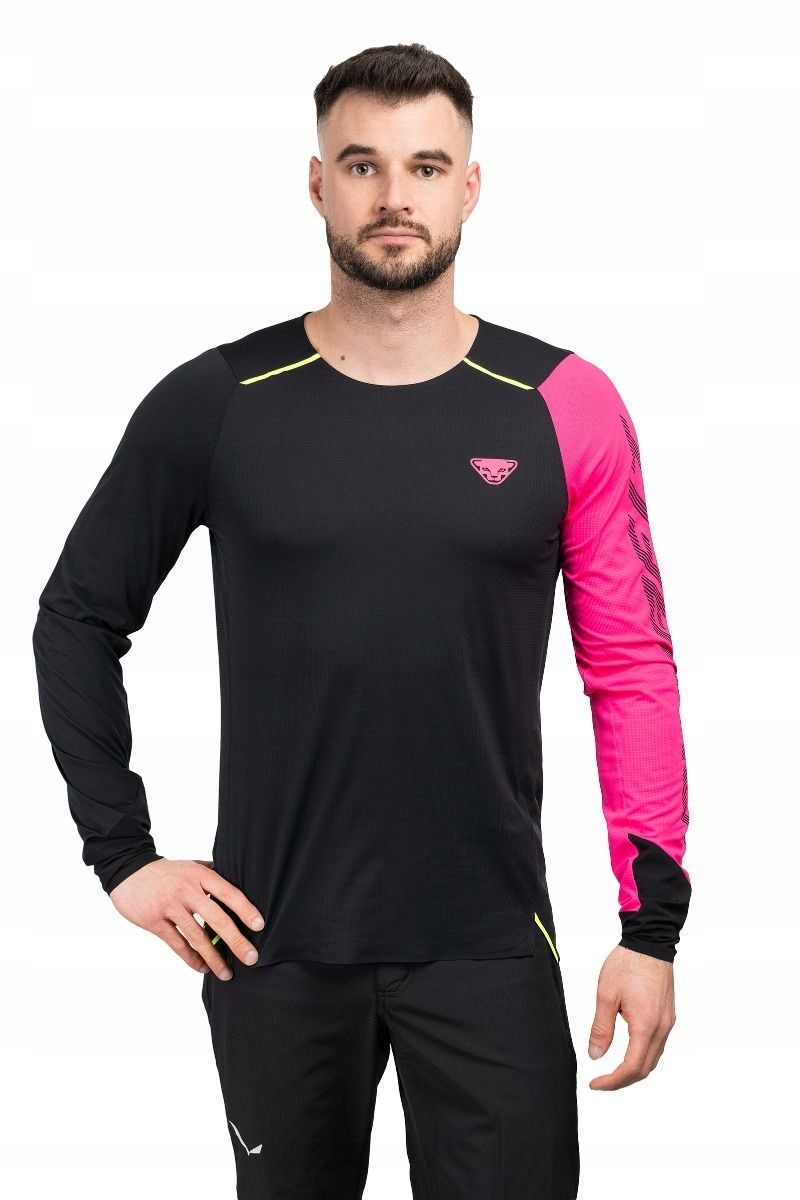 Pánské běžecké tričko Dynafit Dna Longsleeve černé L