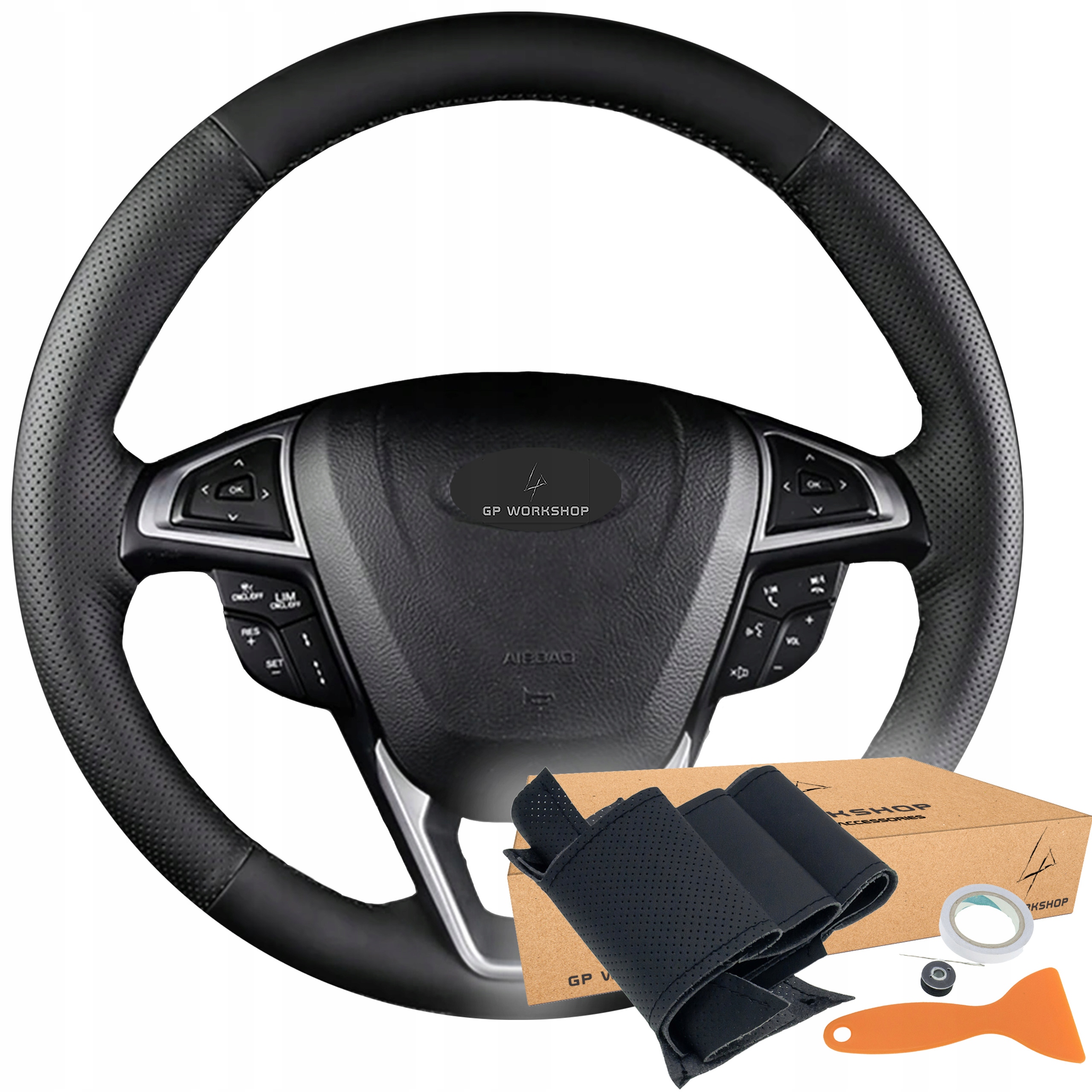 Potah Volantu S Lemováním Ford Mondeo MK5 Fusion II Edge II