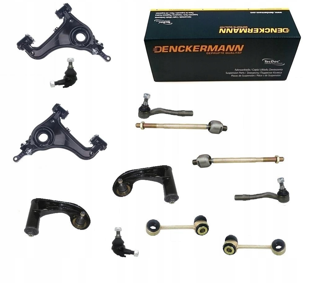 Ramena Dolní Horní Čepy Tyče Mercedes E W210 T210 Přední Sada 12 Ks