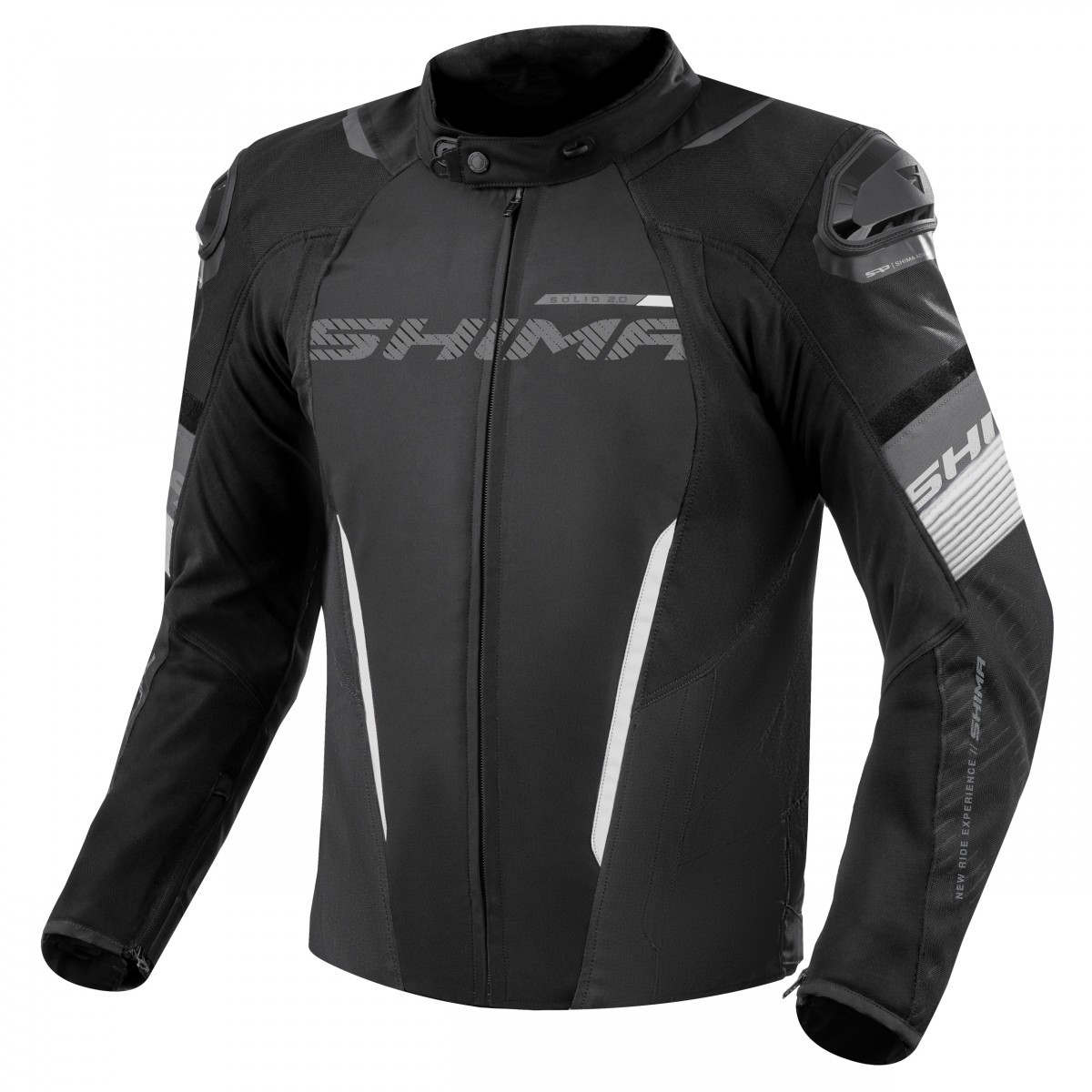 Bunda Shima Solid 2.0 Black White veľ 3XL Darček!
