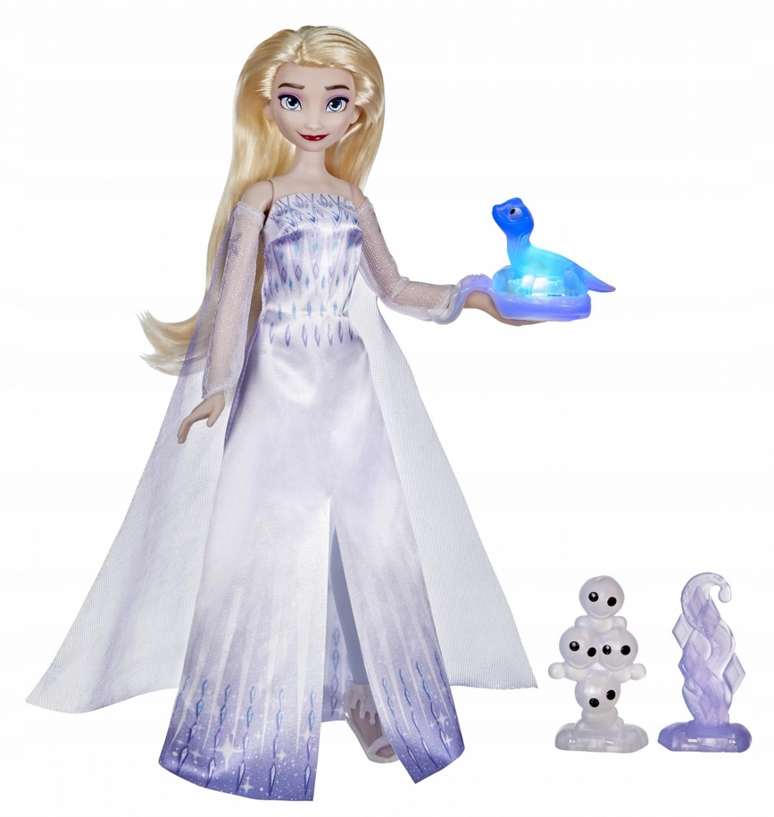 Hasbro Disney Frozen Mówiąca Lalka JĘZYK HISZPAŃSKI LALKA Elsa + Akcesoria Stan opakowania oryginalne