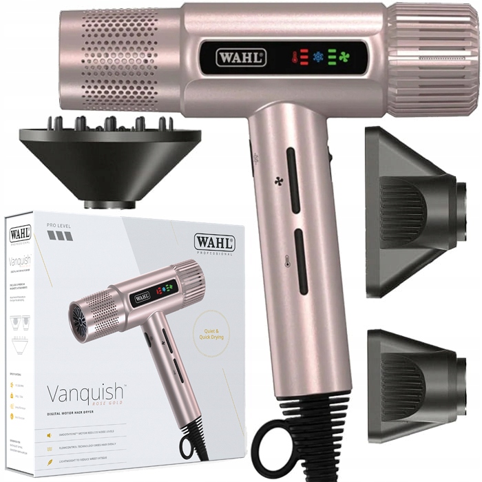 Profesjonalna Suszarka Wahl Vanquish Rose Gold Limited Jonizacja -dyfuzor